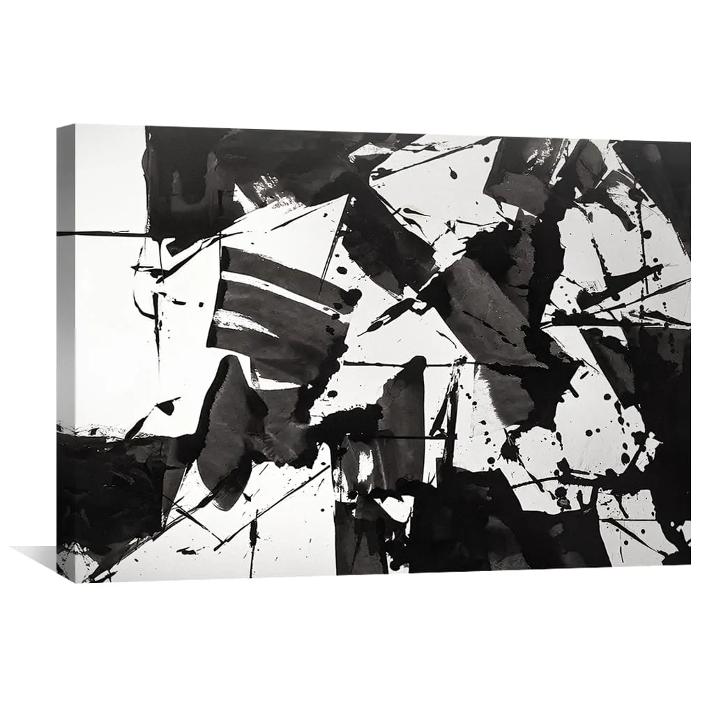 Monochromatic Symphony Canvas - Image 4