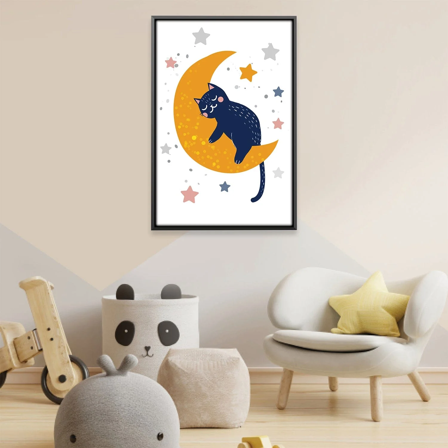 Moonlit Nap Canvas