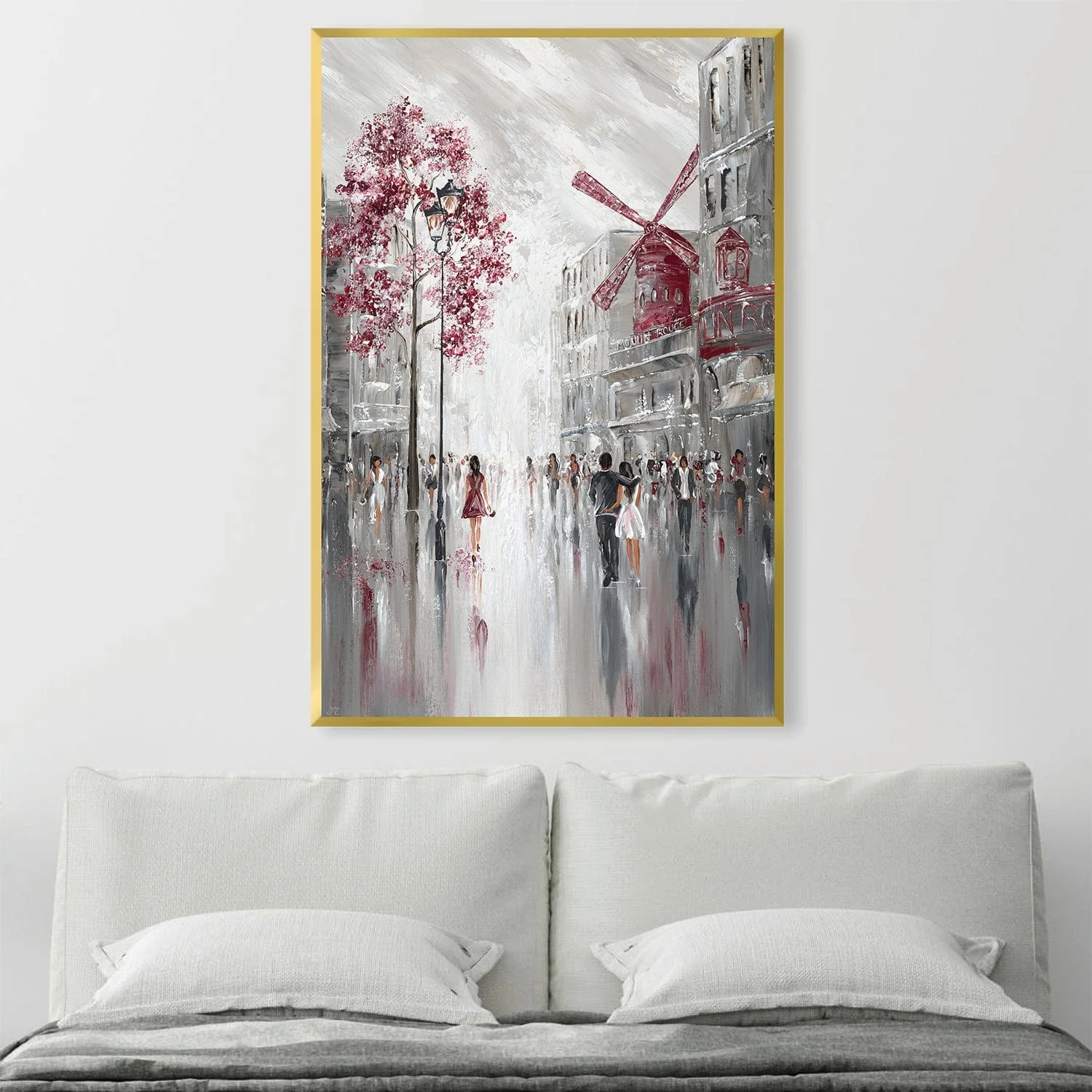 Moulin Rouge Streetscape Canvas - Image 2