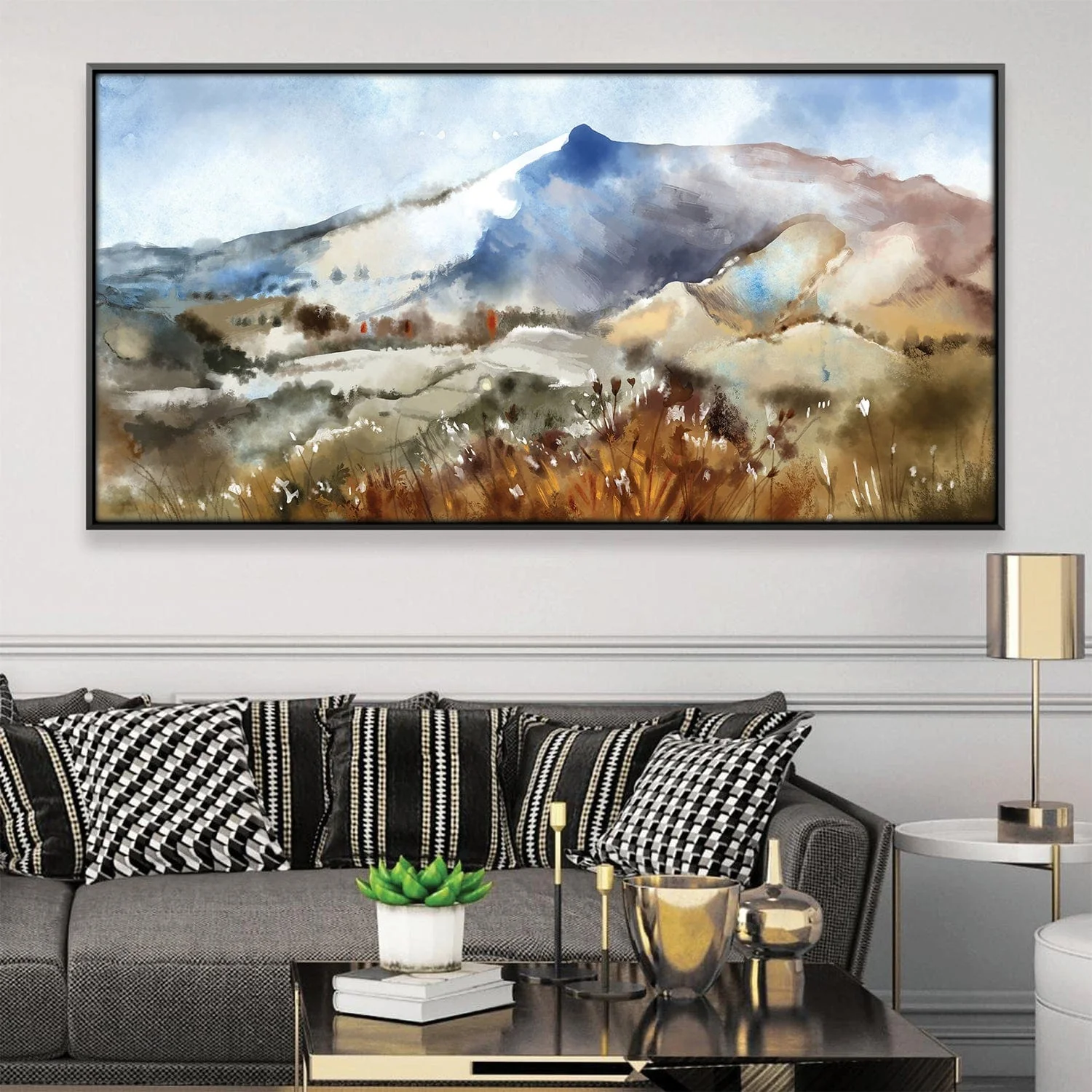 Mountain Foothills Canvas