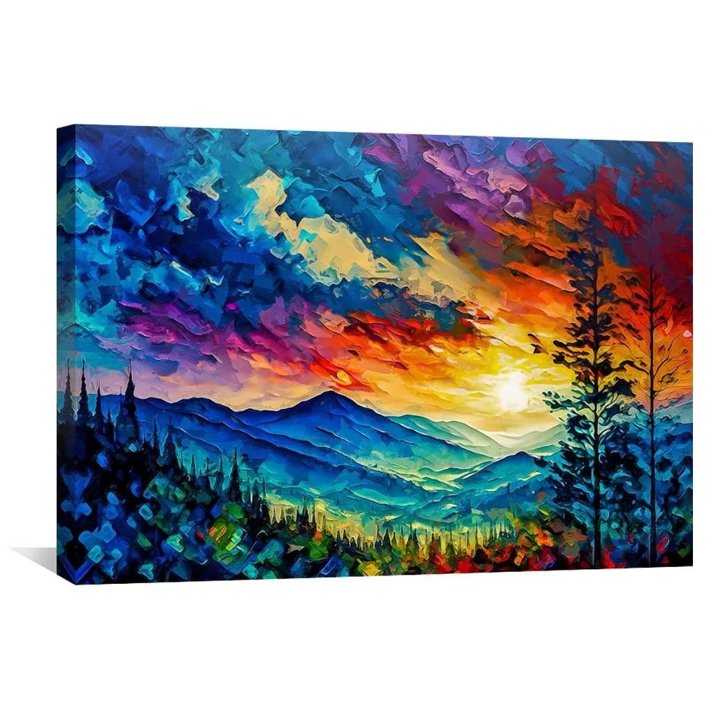 Mountain Landscape Canvas - Image 2