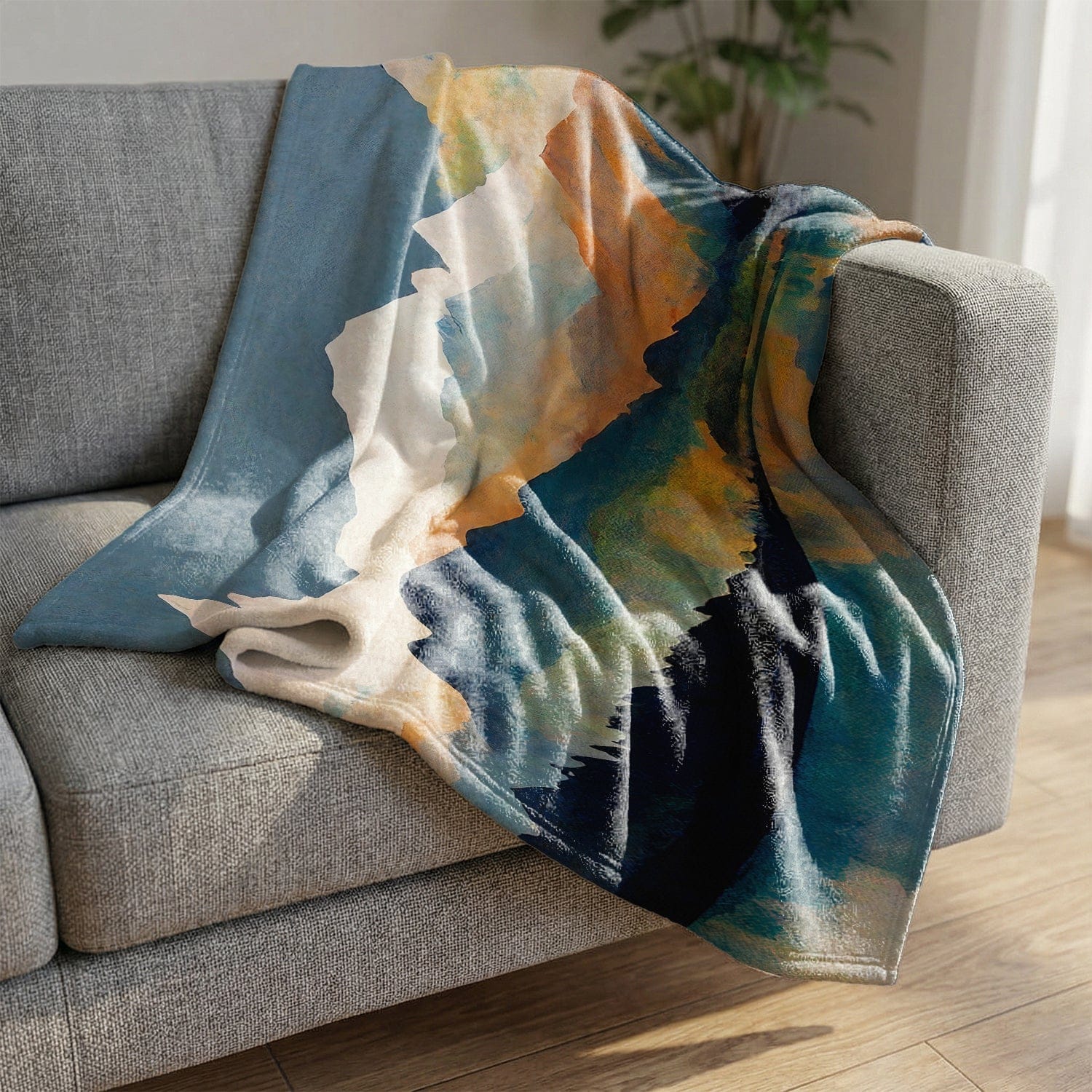 Mountains on Mountains Blanket - Image 2