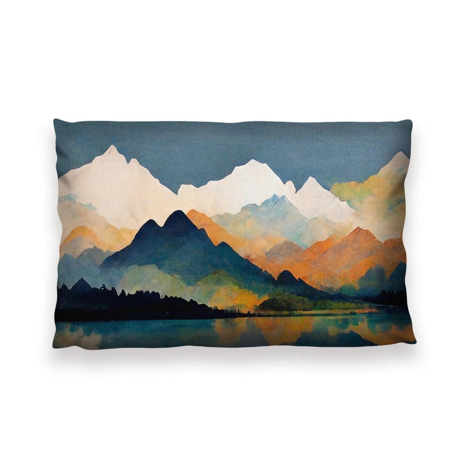 Mountains on Mountains Cushion