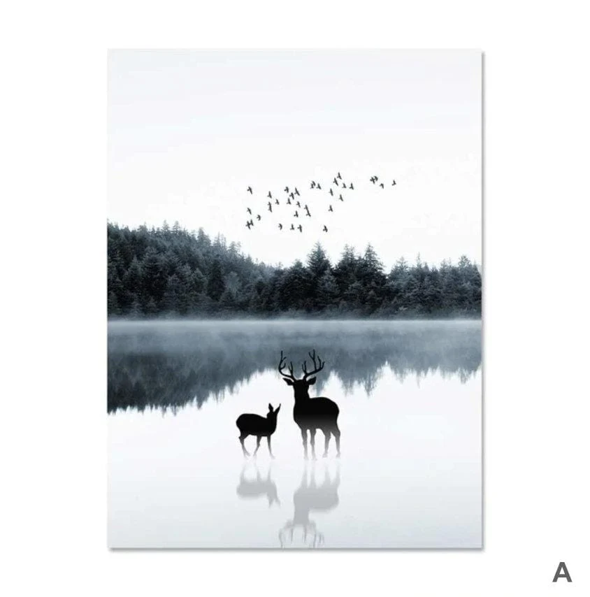 Mystical Lake Canvas - Image 6