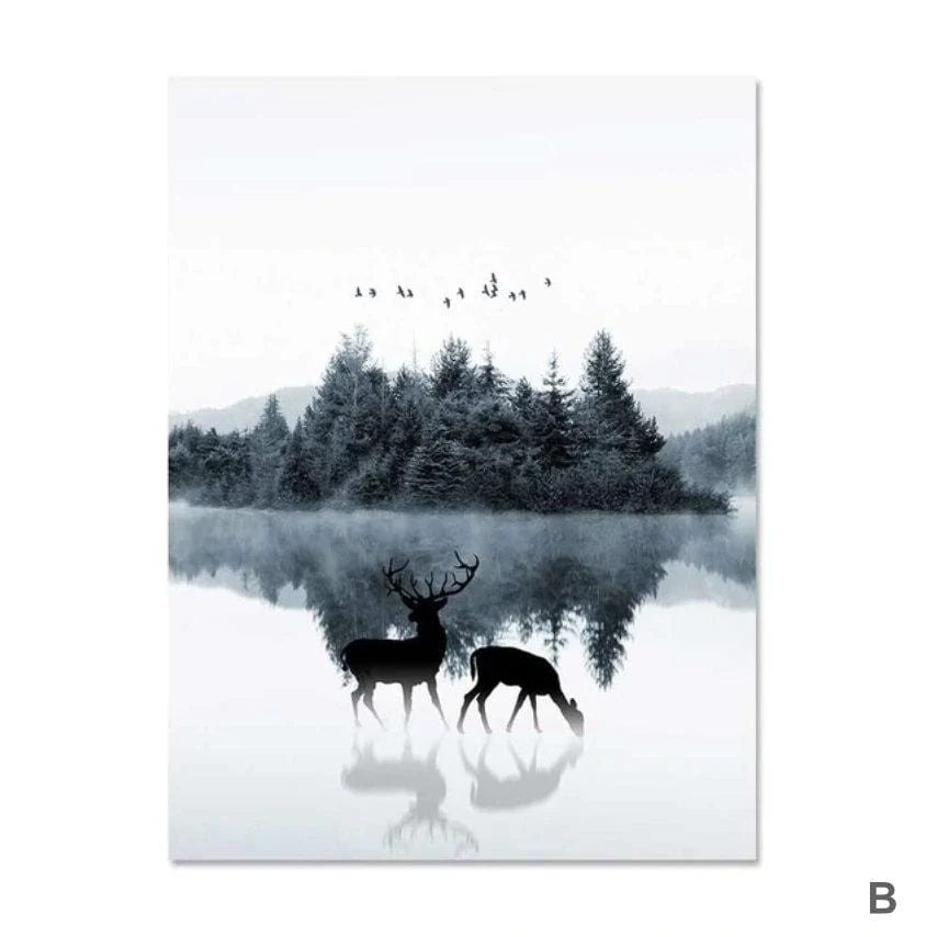 Mystical Lake Canvas - Image 7