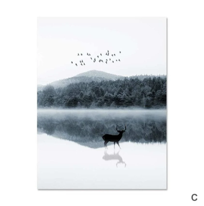 Mystical Lake Canvas - Image 8