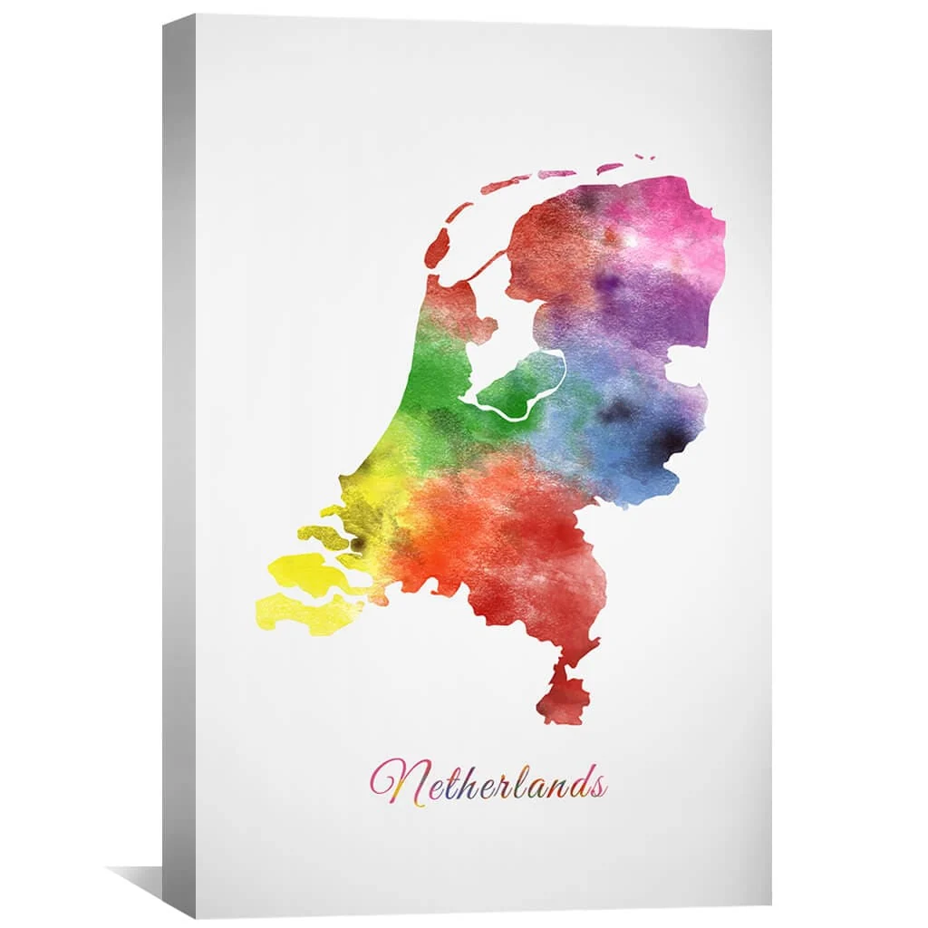 Netherlands Rainbow Canvas - Image 2