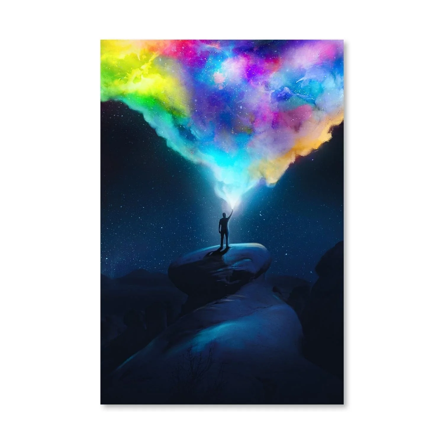 Night Lights of Color Canvas - Image 3
