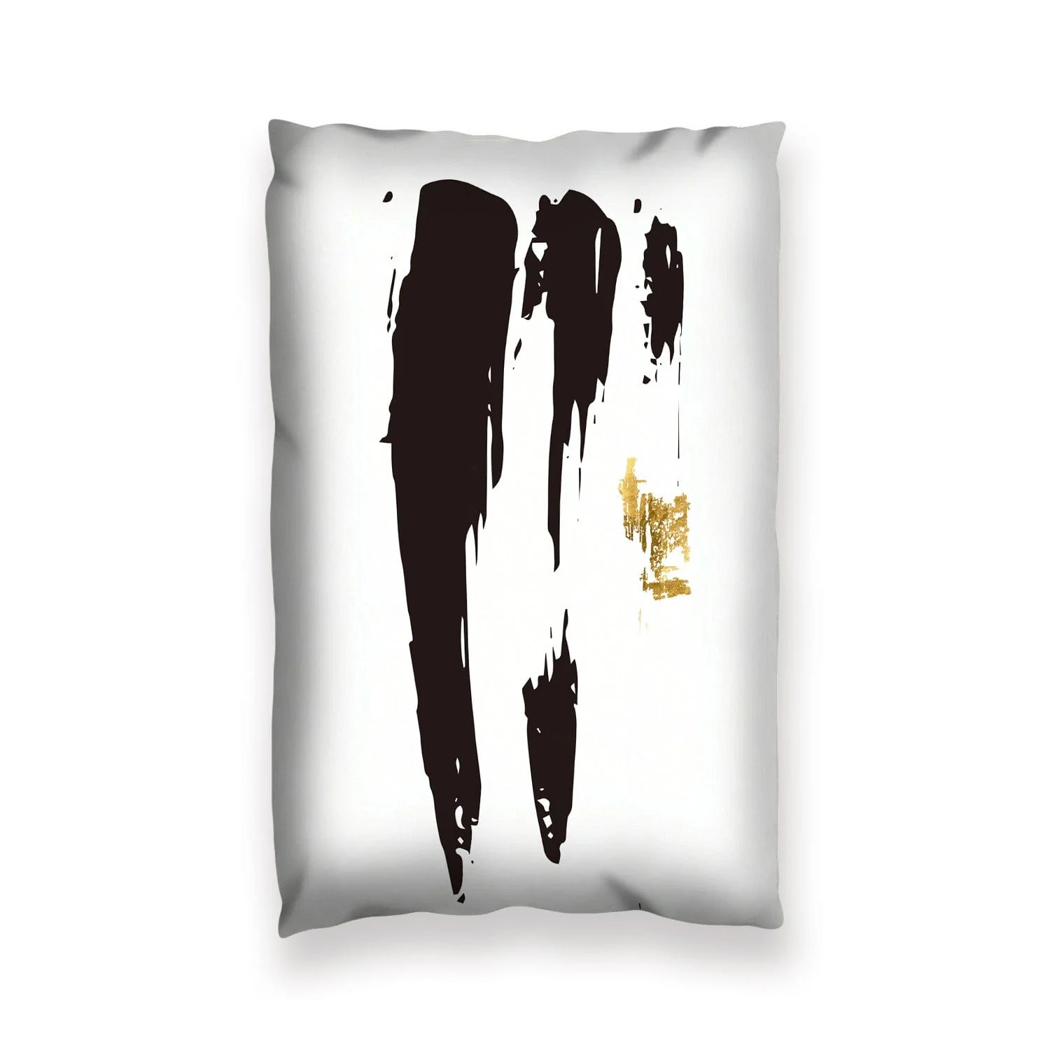 Noir Brush Work A Cushion