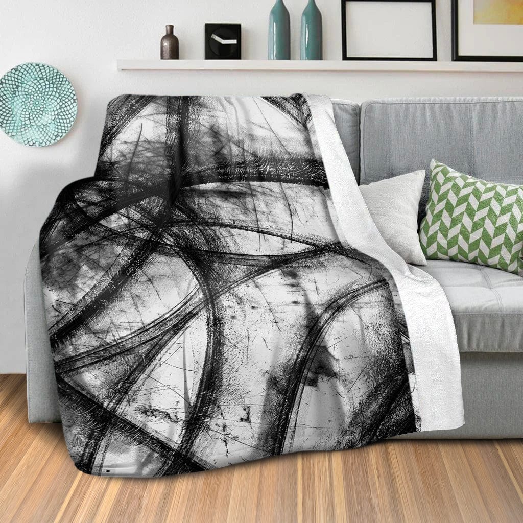 Noir Lines Blanket - Image 3