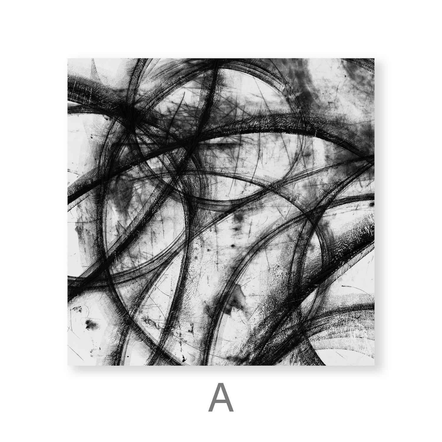 Noir Lines Canvas - Image 3
