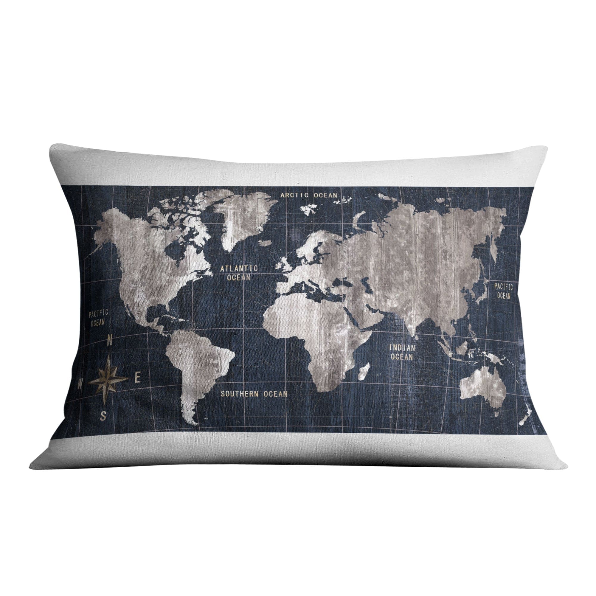Noir Map Cushion - Image 3