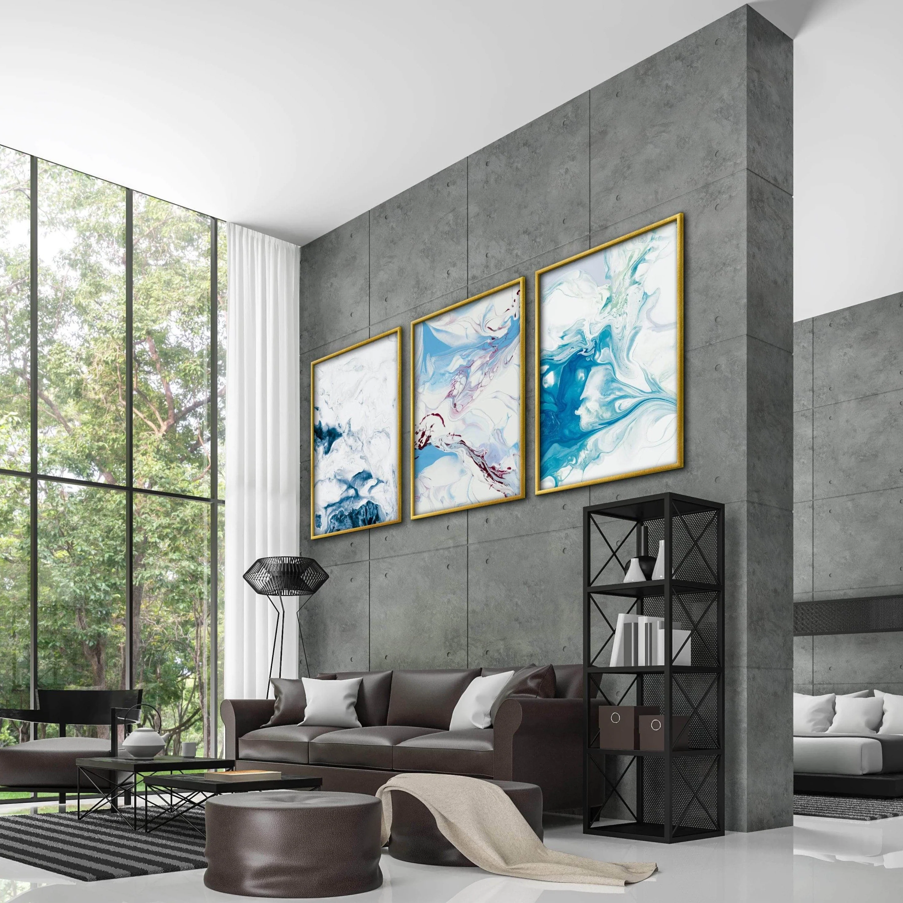 Abstract Waters Canvas - Image 5