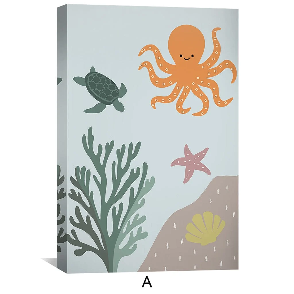 Ocean Whimsy Canvas - Image 2