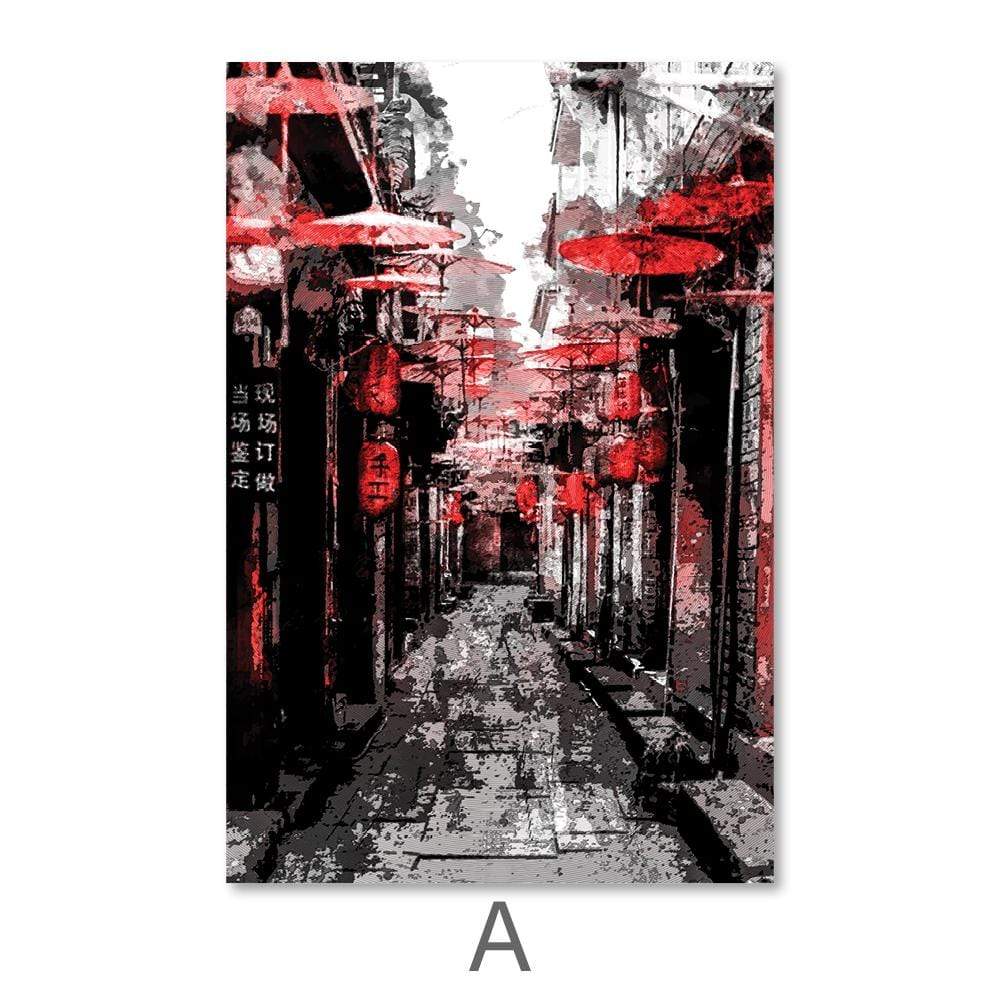 Osaka Streets Canvas - Image 4