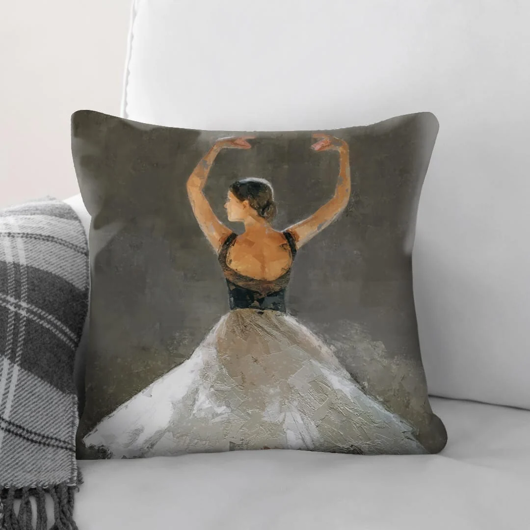Painted Ballerina Cushion - Image 2