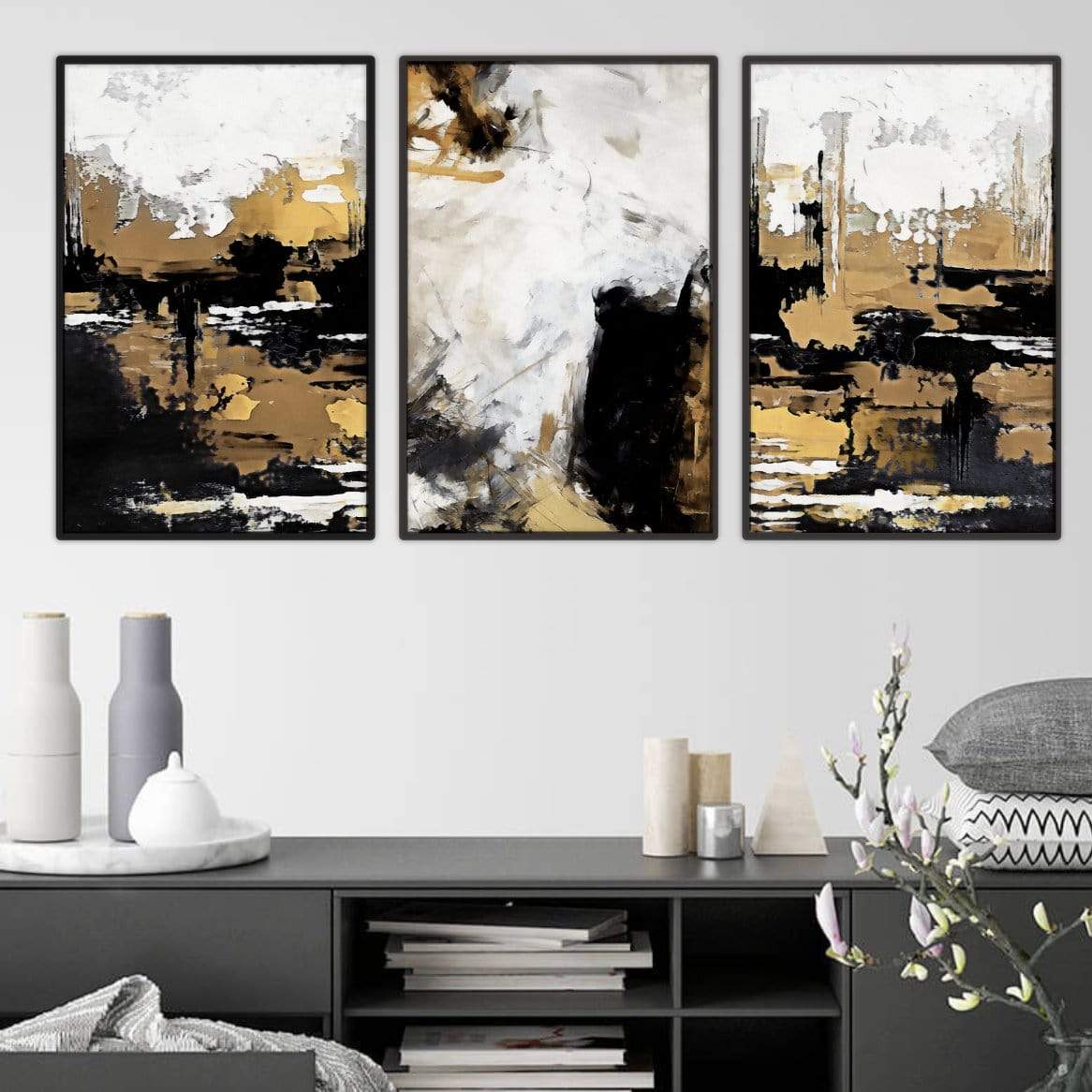 Painted Bronze Canvas - Image 3