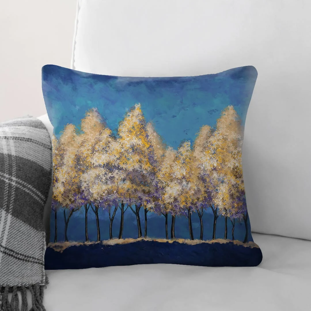 Painted Forest Cushion - Image 2
