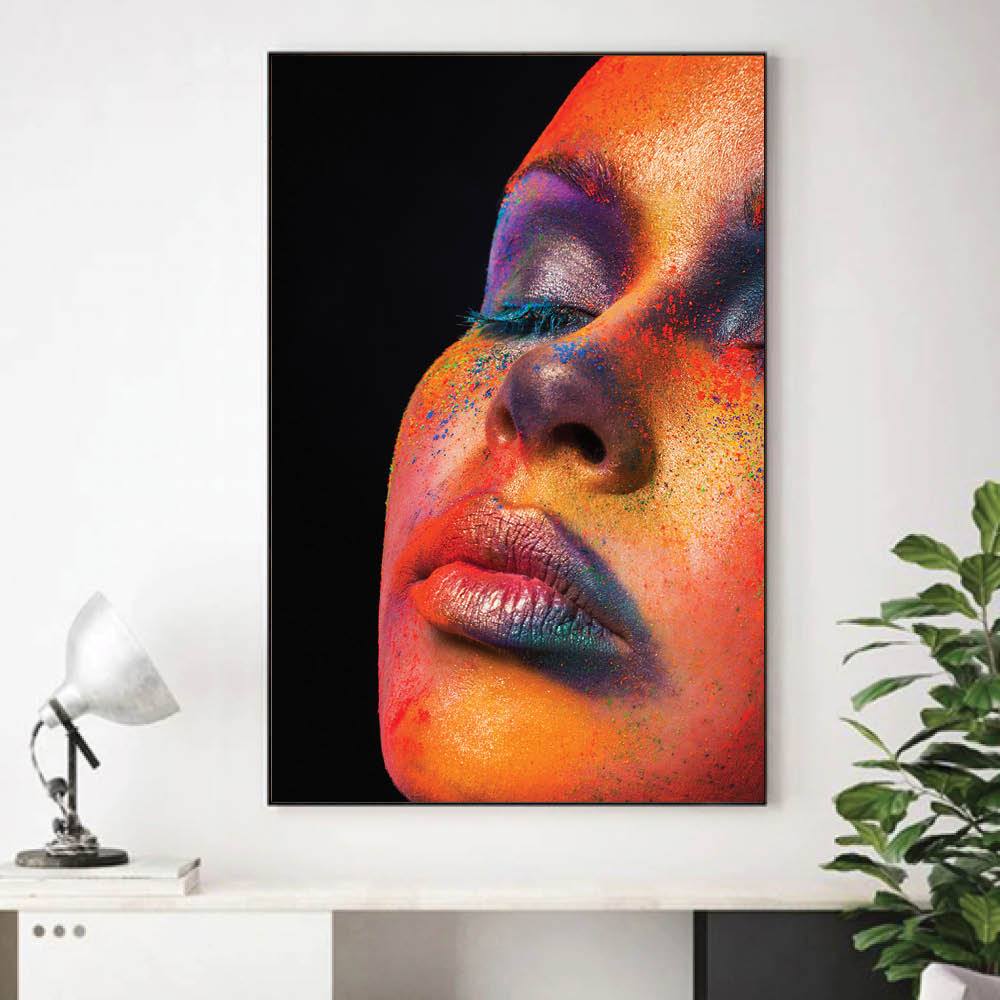 Painted Woman Canvas - Image 3