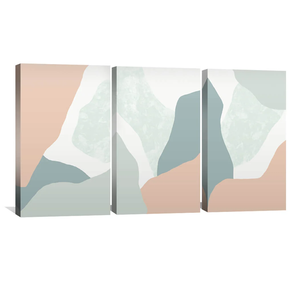Pastel Curves Canvas - Image 2