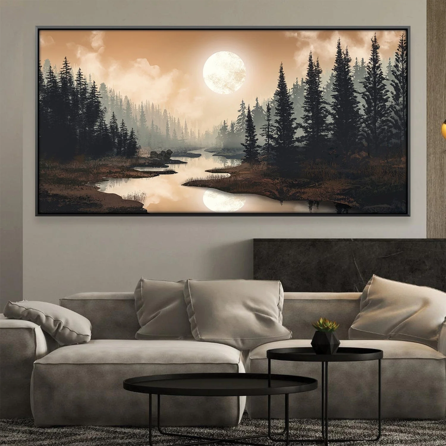 Peaceful Nature Evenings Canvas