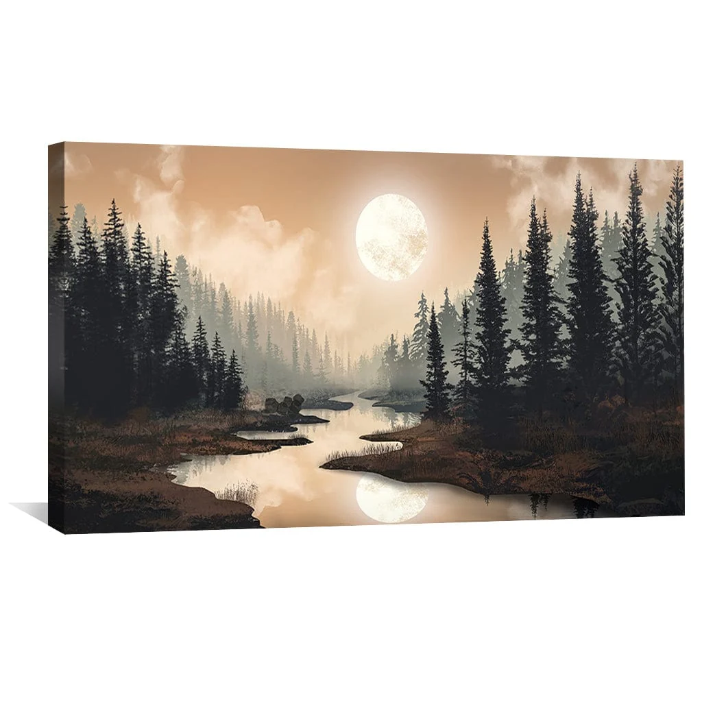Peaceful Nature Evenings Canvas - Image 4