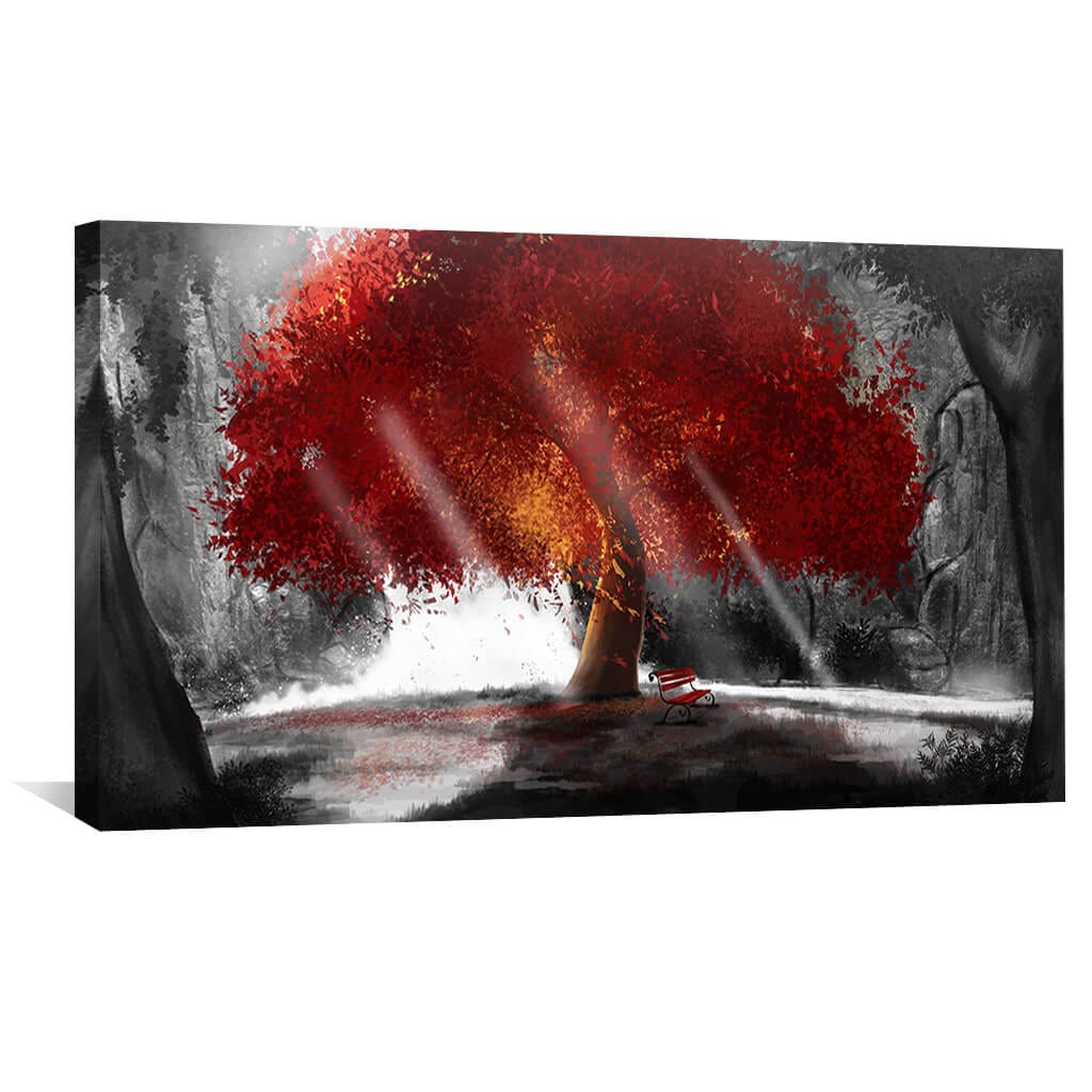 Peaceful Redwood Canvas - Image 4