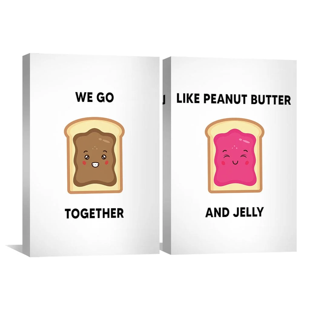 Peanut Butter and Jelly Canvas - Image 2