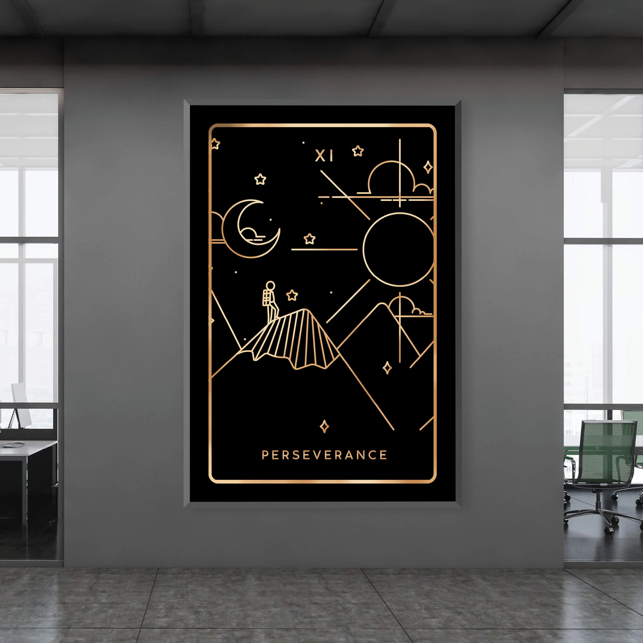 Perseverance Tarot Card Canvas - Image 3