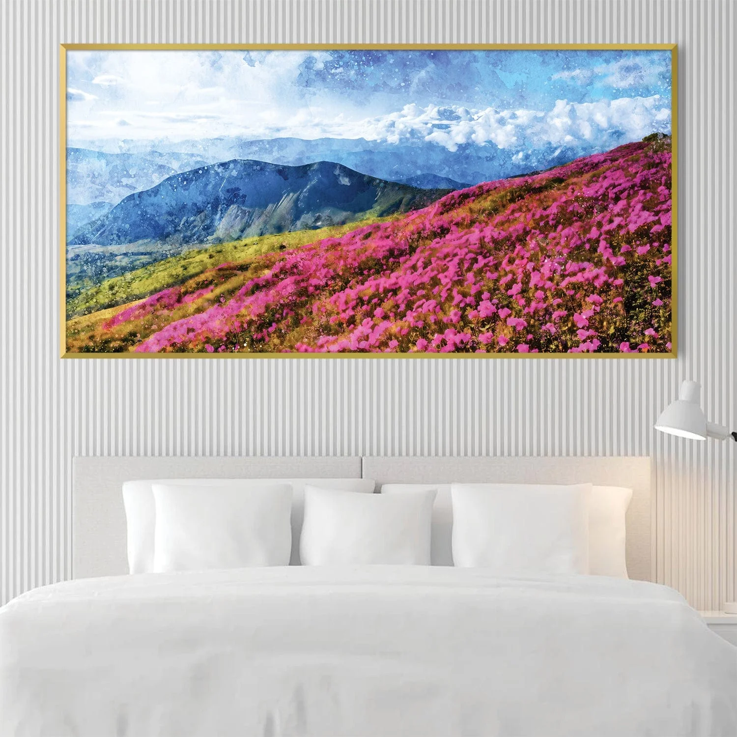 Petal-Clad Slopes Canvas - Image 2
