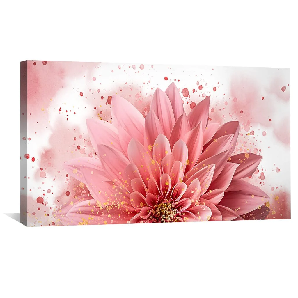 Pink Bloom Canvas - Image 4
