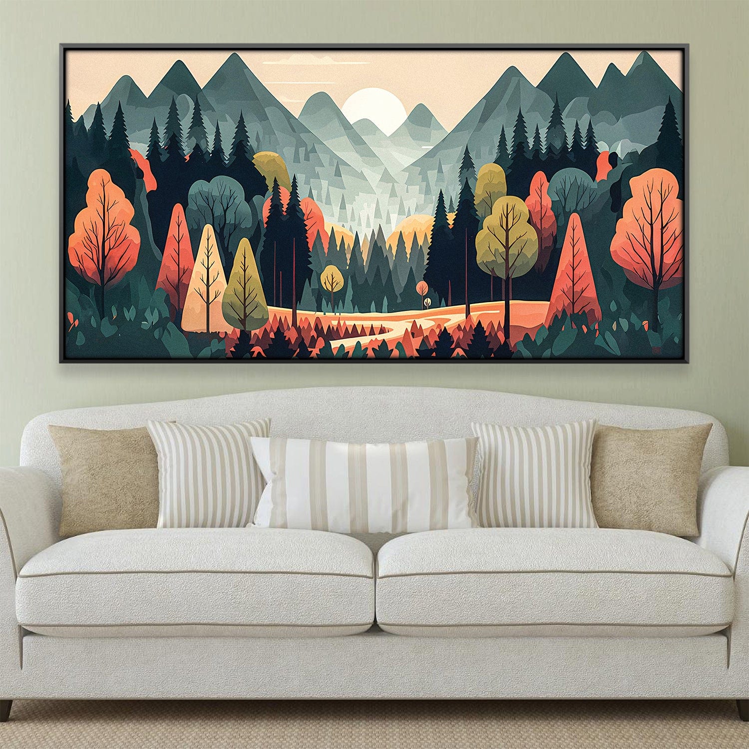 Polygonal Panorama Canvas
