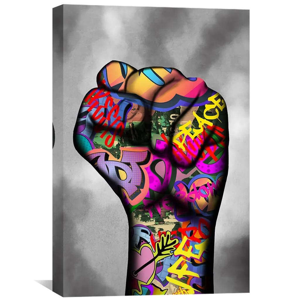 Power Fist Canvas - Image 2