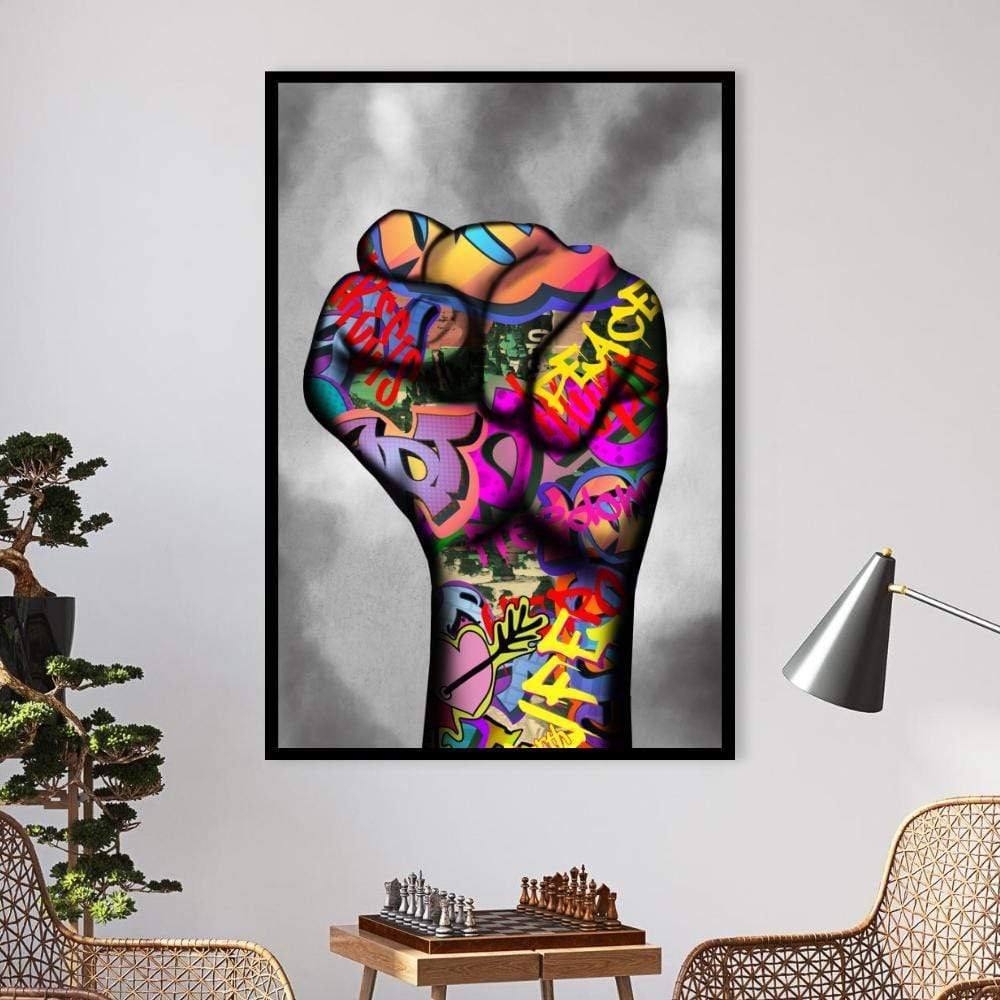 Power Fist Canvas - Image 3
