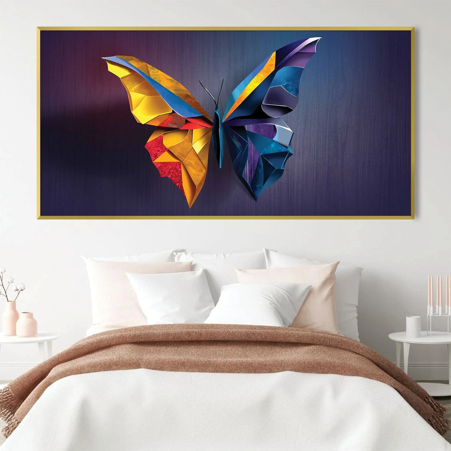 Prismatic Butterfly Canvas - Image 2