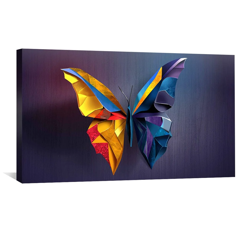 Prismatic Butterfly Canvas - Image 4
