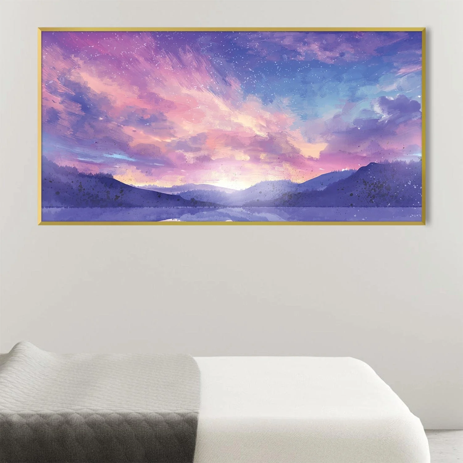 Purple Aurora Canvas - Image 2