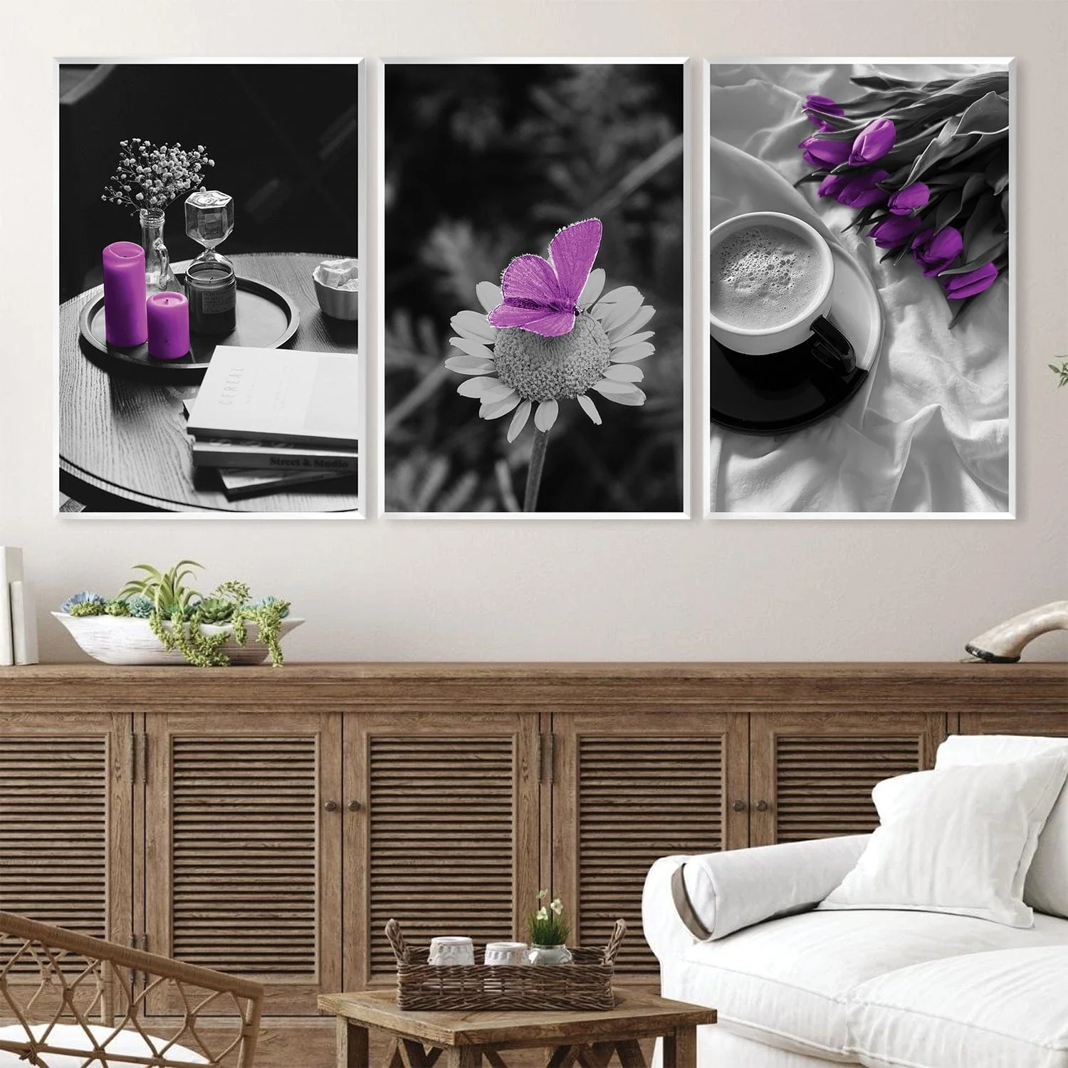 Purple Vibrance Canvas - Image 3