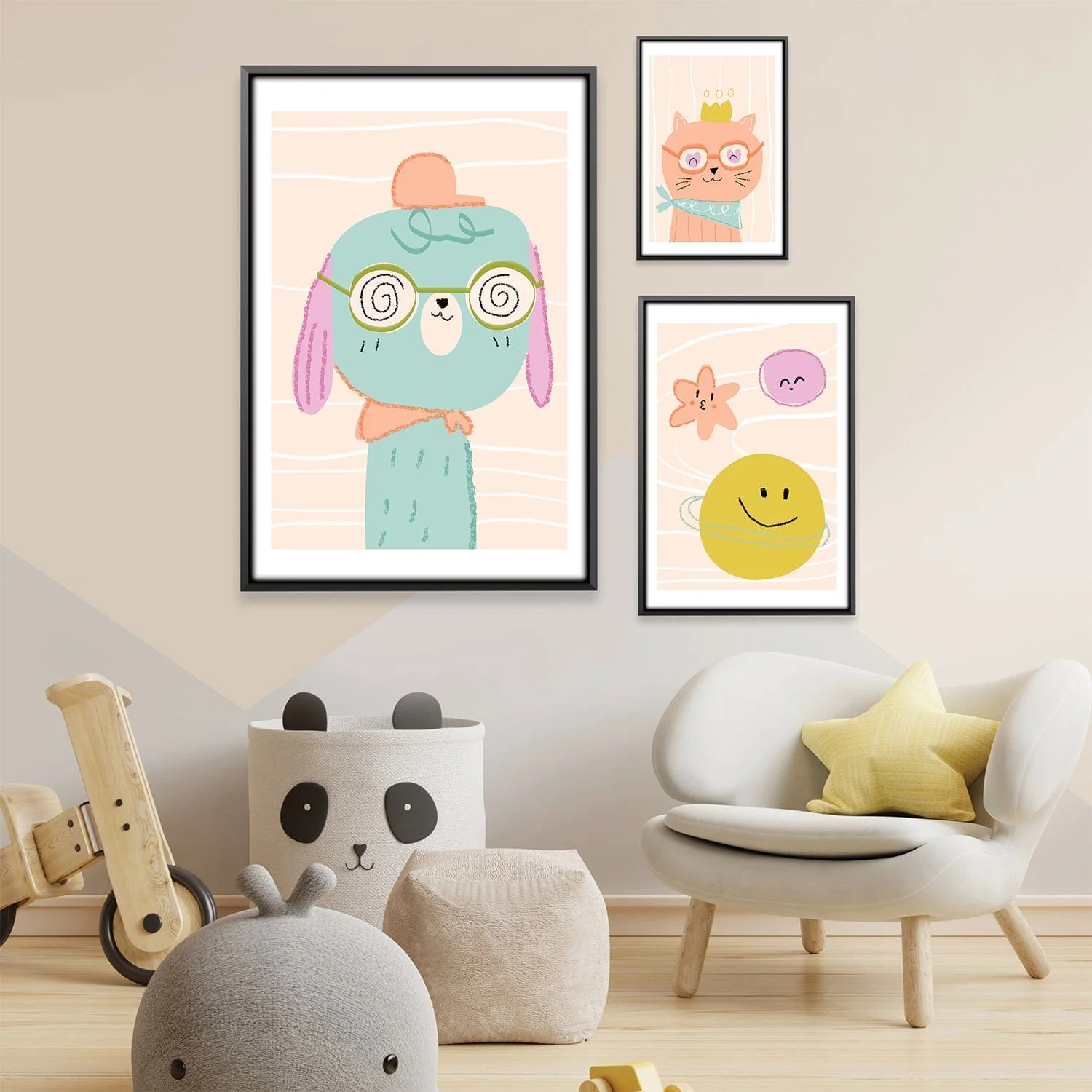 Quirky Companions Canvas