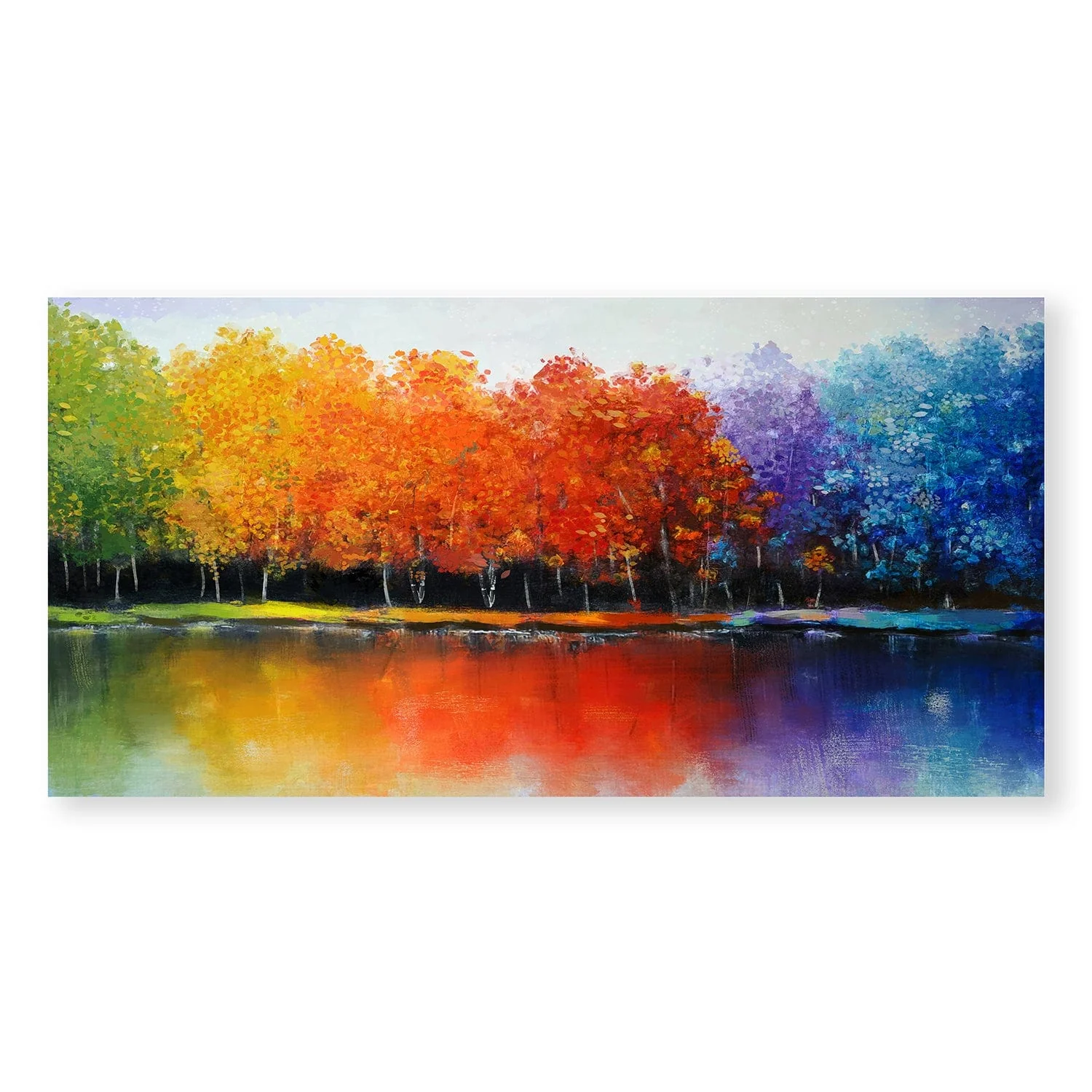 Rainbow Forest Canvas - Image 5