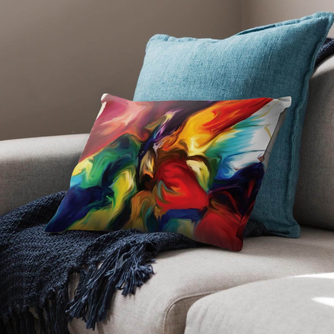 Rainbow Splash Cushion - Image 2