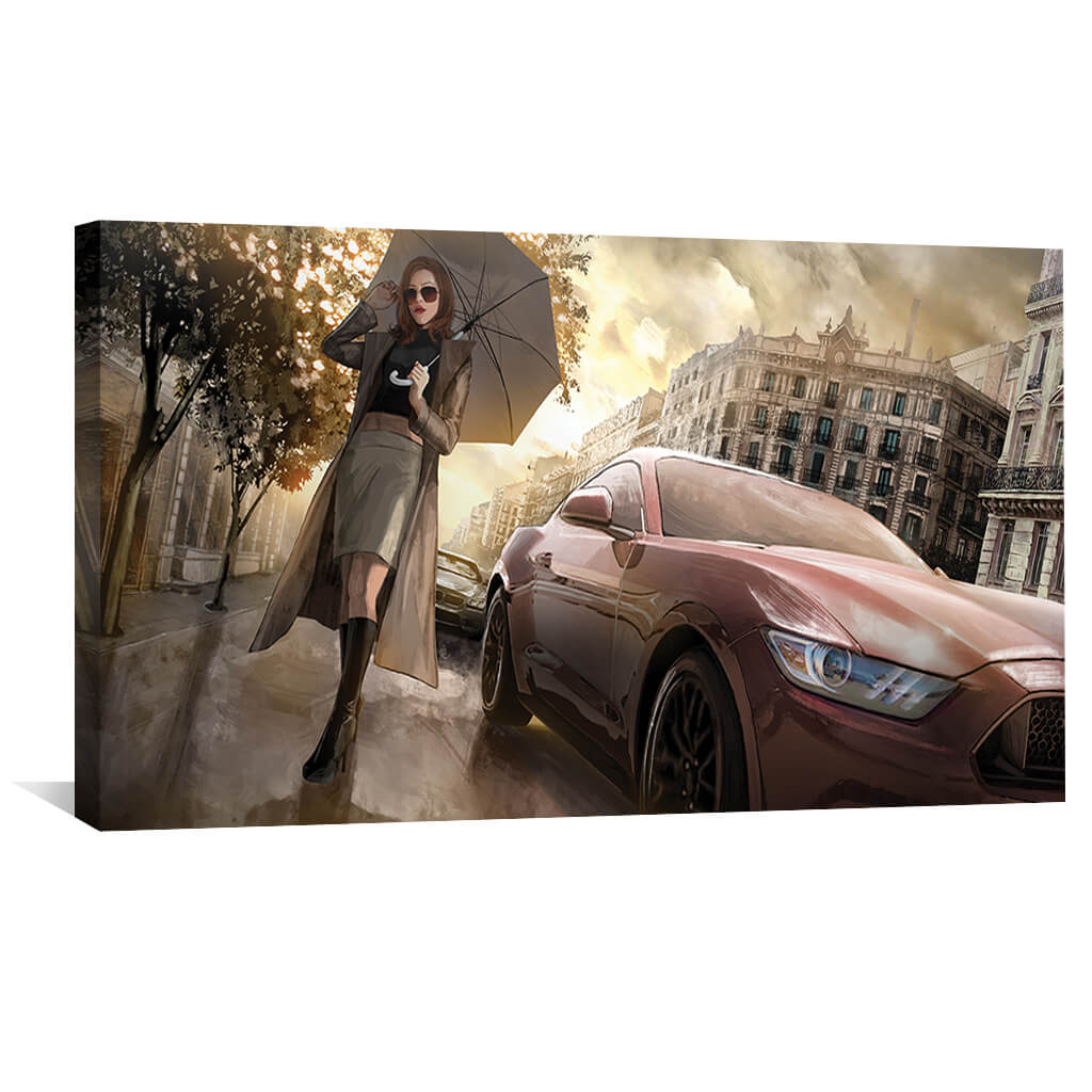 Rainy Drift Canvas - Image 2