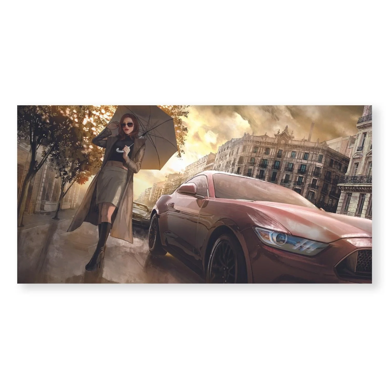 Rainy Drift Canvas - Image 3