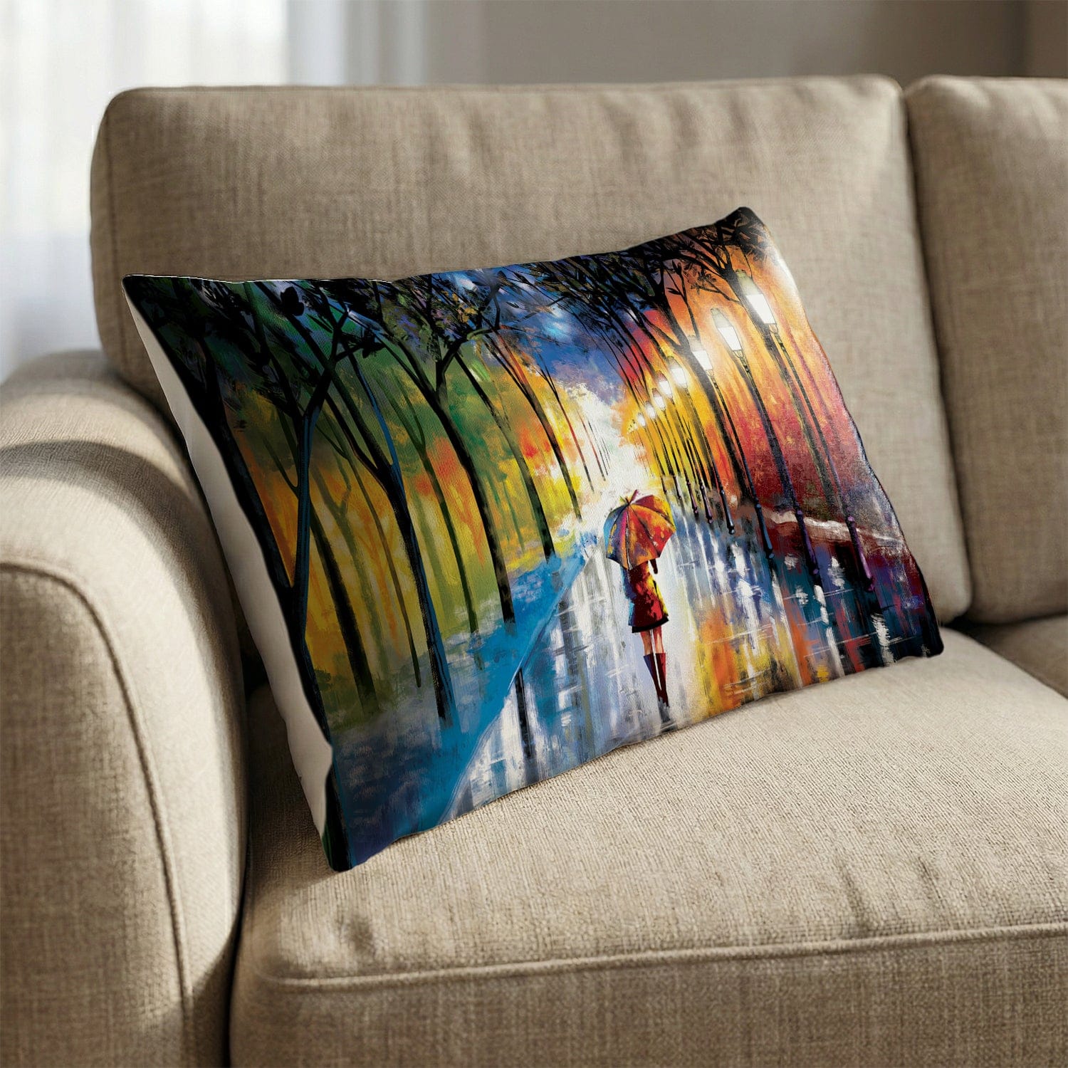 Rainy Stroll Cushion - Image 2