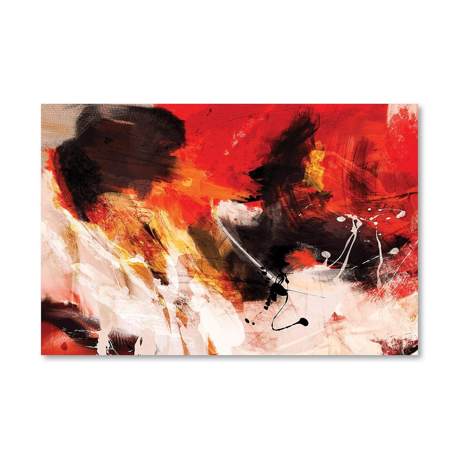 Red Composition Canvas - Image 3