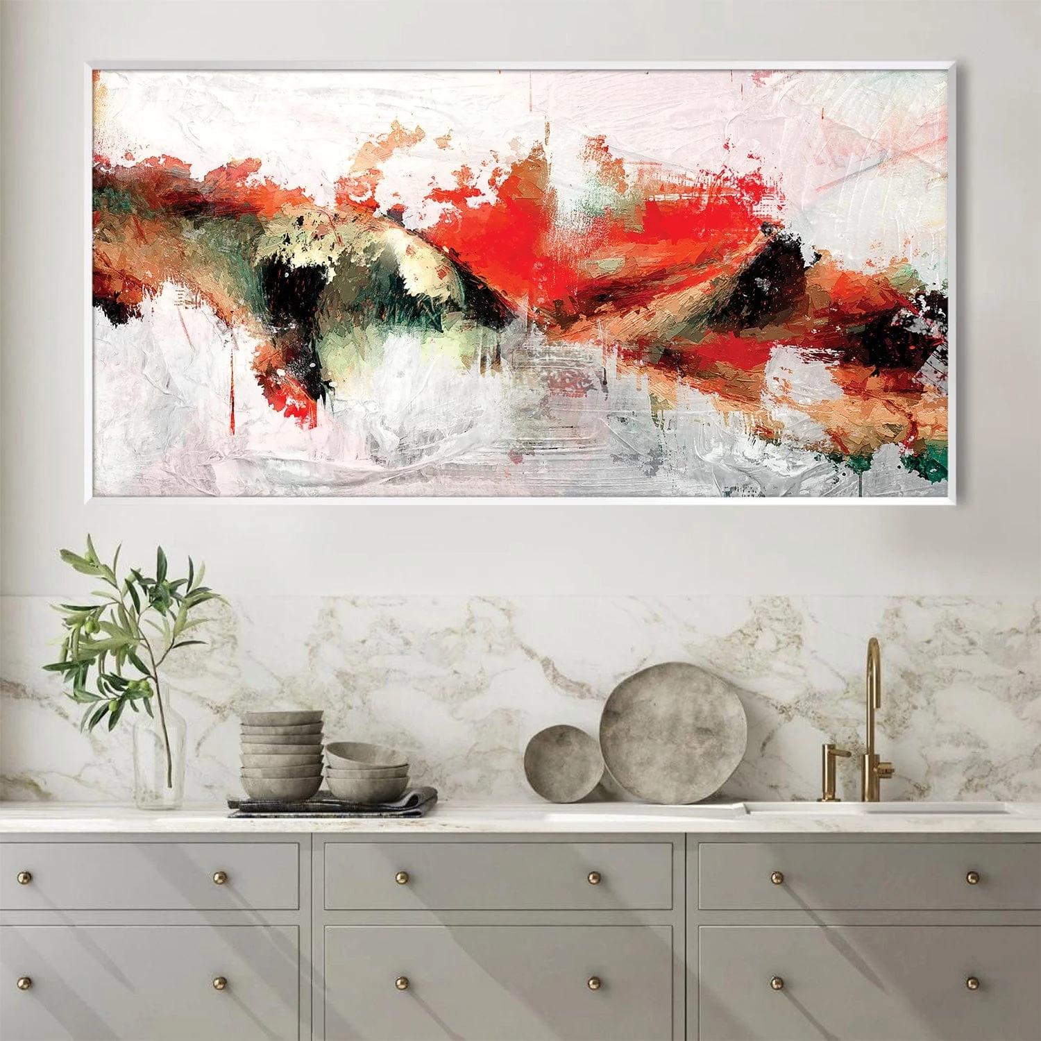 Red Curtain Canvas - Image 3