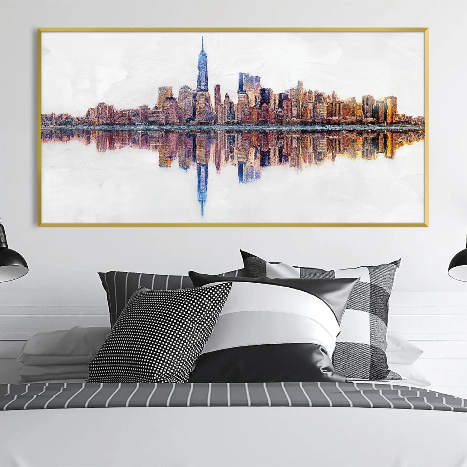 Reflecting NYC Canvas - Image 2