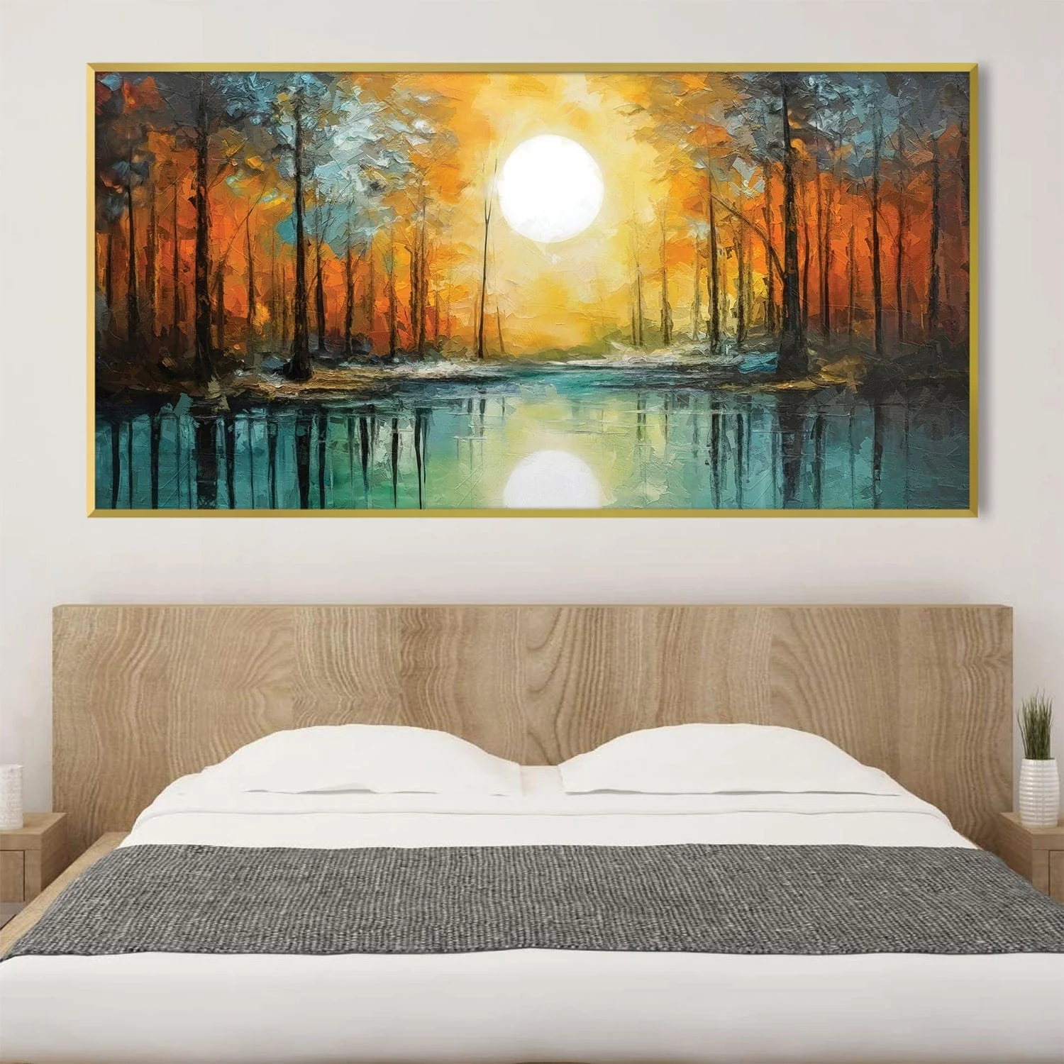 Reflecting Pond Canvas - Image 2