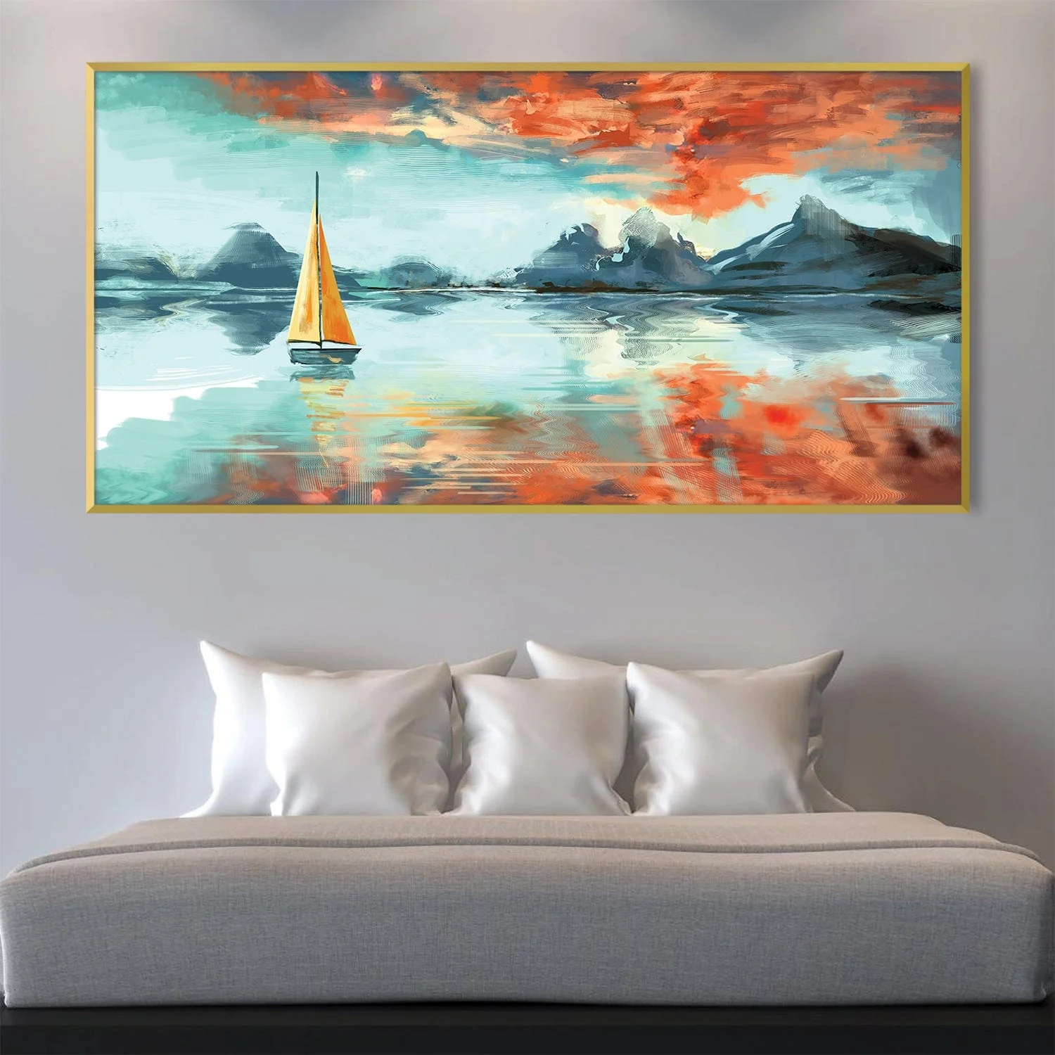 Reflections Afloat Canvas - Image 2