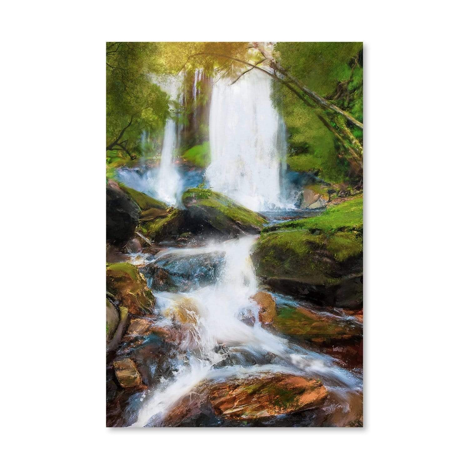 River Waterfall Canvas - Image 3